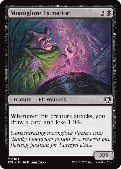 Moonglove Extractor Lorwyn Eclipsed Magic card
