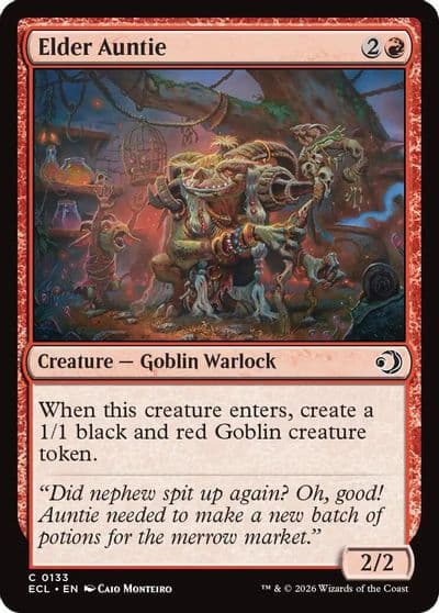 Elder Auntie Lorwyn Eclipsed Magic card