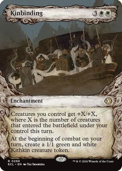Kinbinding Showcase Lorwyn Eclipsed Magic card