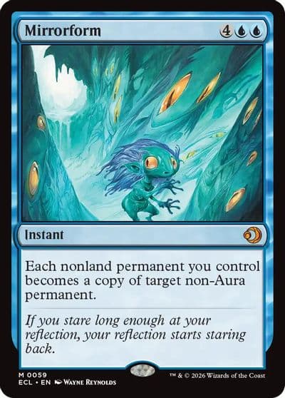 Mirrorform Lorwyn Eclipsed Magic card