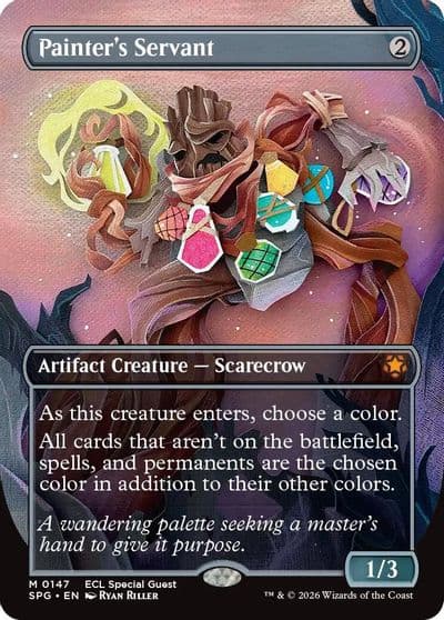 Painters Servant Borderless Special Guests Magic card