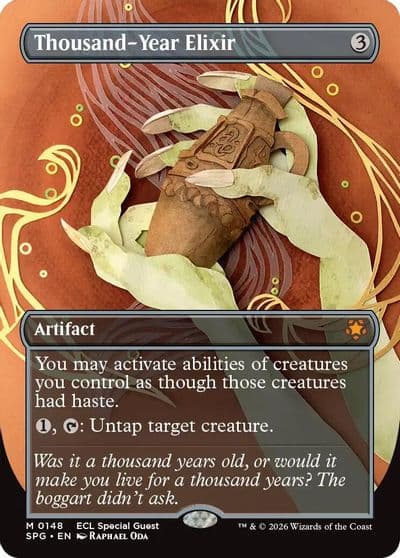 Thousand Year Elixir Borderless Special Guests Magic card