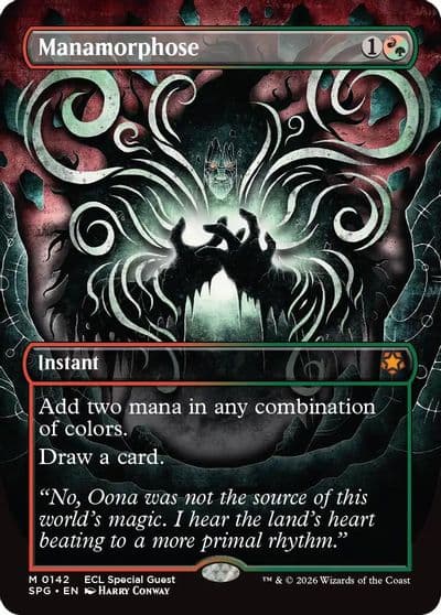 Manamorphose Borderless Special Guests Magic card