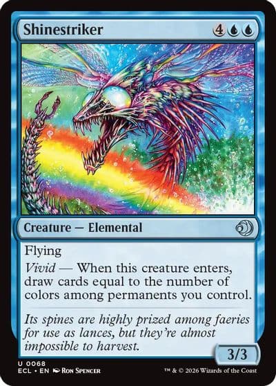 Shinestriker Lorwyn Eclipsed Magic card