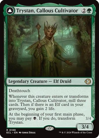 Trystan Callous Cultivator Lorwyn Eclipsed Magic card
