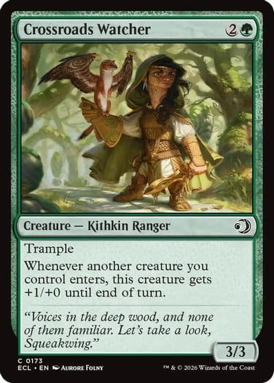 Crossroads Watcher Lorwyn Eclipsed Magic card