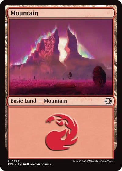 Mountain 0272 Lorwyn Eclipsed Magic card