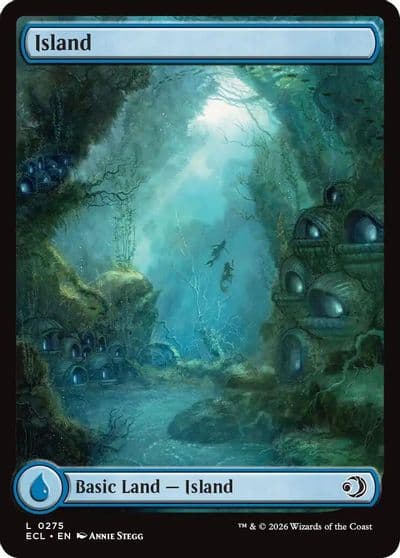 Island 0275 Lorwyn Eclipsed Magic card