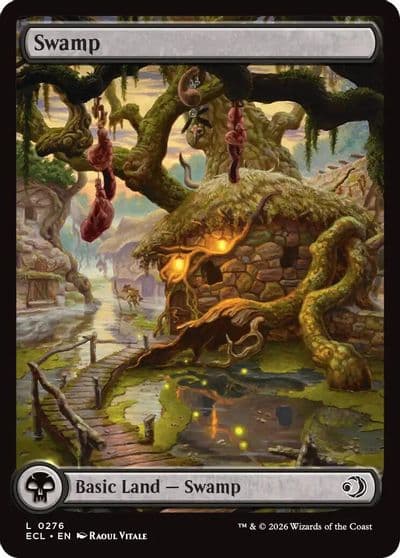Swamp 0276 Lorwyn Eclipsed Magic card