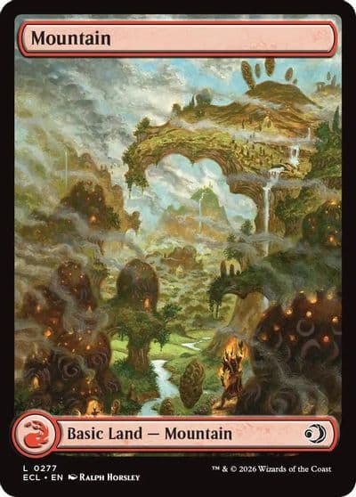 Mountain 0277 Lorwyn Eclipsed Magic card