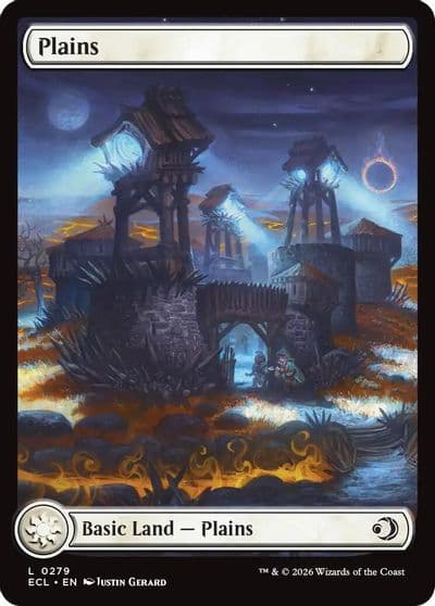 Plains 0279 Lorwyn Eclipsed Magic card