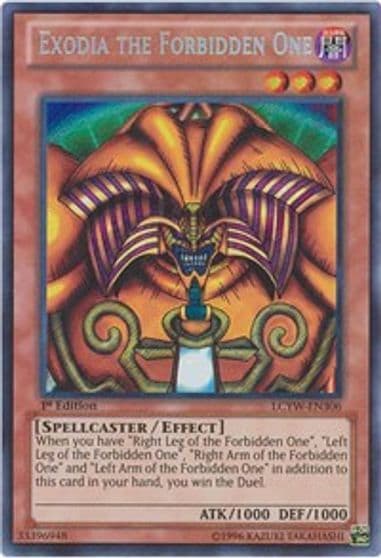 Exodia the Forbidden One Legendary Collection 3: Yugi's World Yu-Gi-Oh! card