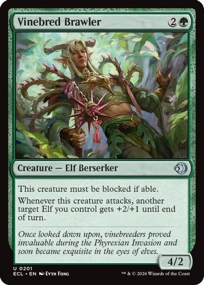 Vinebred Brawler Lorwyn Eclipsed Magic card