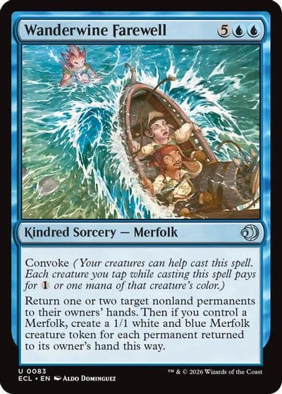 Wanderwine Farewell Lorwyn Eclipsed Magic card