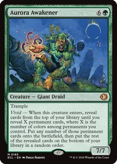 Aurora Awakener Lorwyn Eclipsed Magic card