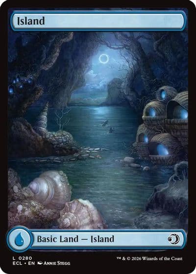 Island 0280 Lorwyn Eclipsed Magic card