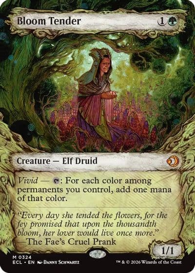 Bloom Tender 0324 Showcase Lorwyn Eclipsed Magic card