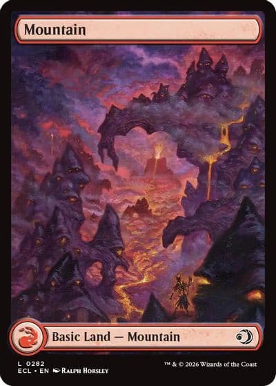 Mountain 0282 Lorwyn Eclipsed Magic card