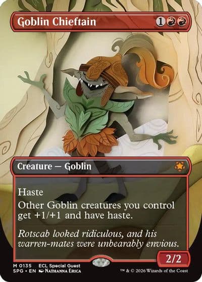 Goblin Chieftain Borderless Special Guests Magic card