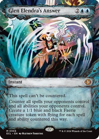 Glen Elendras Answer Showcase Lorwyn Eclipsed Magic card