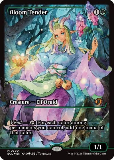 Bloom Tender 0390 Showcase Lorwyn Eclipsed Magic card