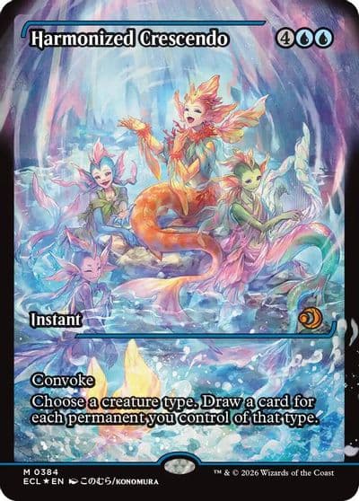 Harmonized Crescendo 0384 Showcase Lorwyn Eclipsed Magic card