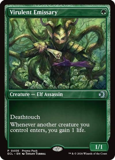 Virulent Emissary Promo Pack: Lorwyn Eclipsed Magic card