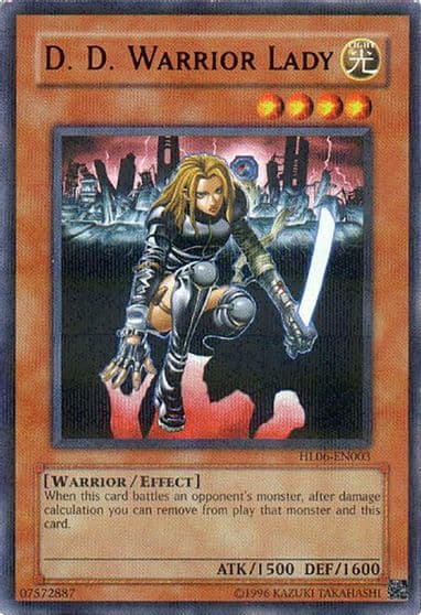 DD Warrior Lady Hobby League 6 Yu-Gi-Oh! card