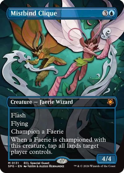 Mistbind Clique Borderless Special Guests Magic card