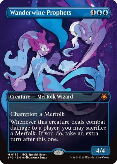 Wanderwine Prophets Borderless Special Guests Magic card