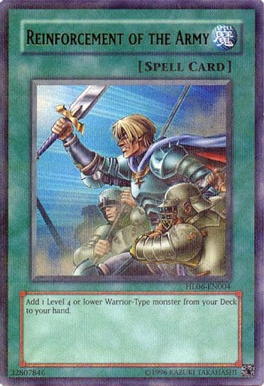 Reinforcement of the Army Hobby League 6 Yu-Gi-Oh! card