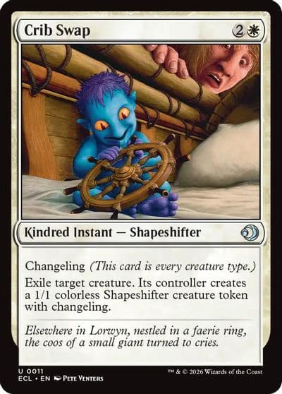 Crib Swap Lorwyn Eclipsed Magic card