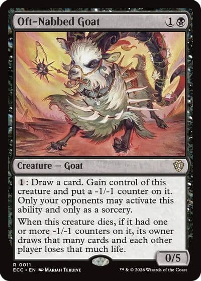 Oft Nabbed Goat Commander: Lorwyn Eclipsed Magic card