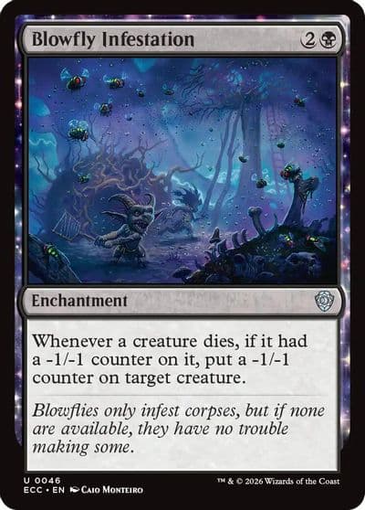 Blowfly Infestation Commander: Lorwyn Eclipsed Magic card