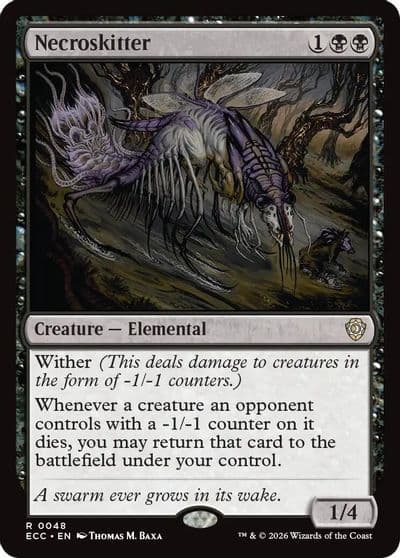 Necroskitter Commander: Lorwyn Eclipsed Magic card