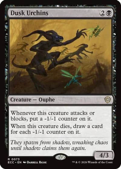 Dusk Urchins Commander: Lorwyn Eclipsed Magic card