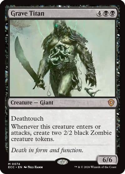 Grave Titan Commander: Lorwyn Eclipsed Magic card