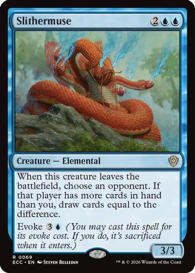 Slithermuse Commander: Lorwyn Eclipsed Magic card