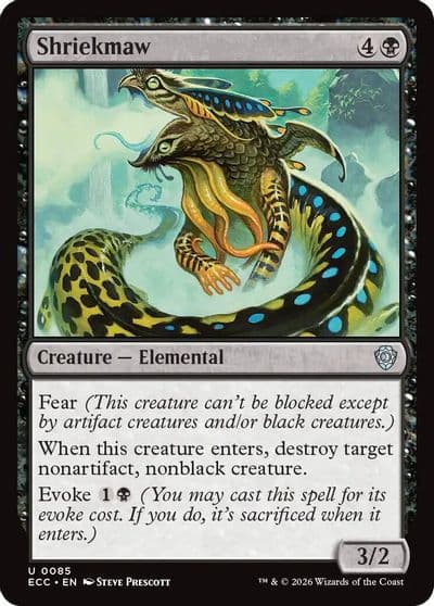 Shriekmaw Commander: Lorwyn Eclipsed Magic card
