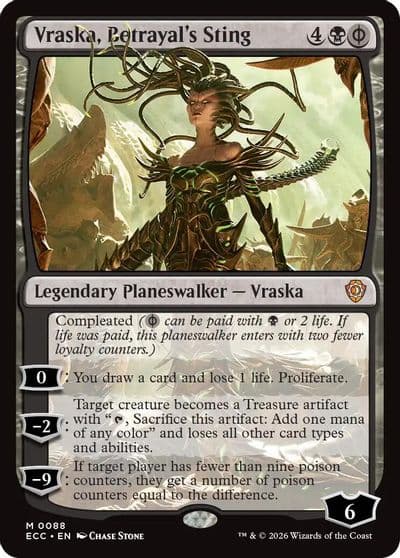 Vraska Betrayals Sting Commander: Lorwyn Eclipsed Magic card