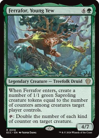 Ferrafor Young Yew Commander: Lorwyn Eclipsed Magic card