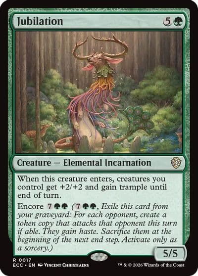 Jubilation Commander: Lorwyn Eclipsed Magic card