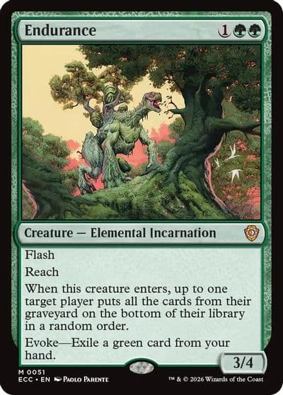 Endurance Commander: Lorwyn Eclipsed Magic card