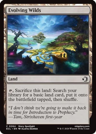 Evolving Wilds Lorwyn Eclipsed Magic card