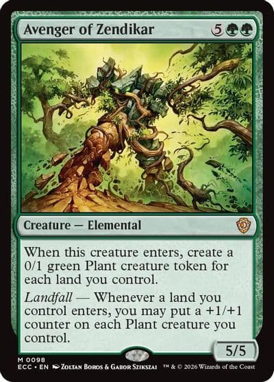 Avenger of Zendikar Commander: Lorwyn Eclipsed Magic card