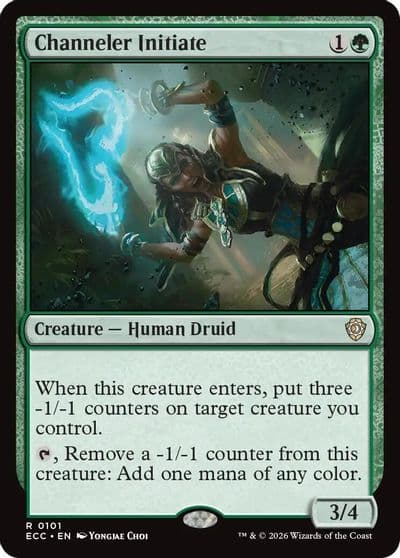 Channeler Initiate Commander: Lorwyn Eclipsed Magic card