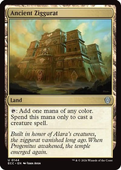 Ancient Ziggurat Commander: Lorwyn Eclipsed Magic card