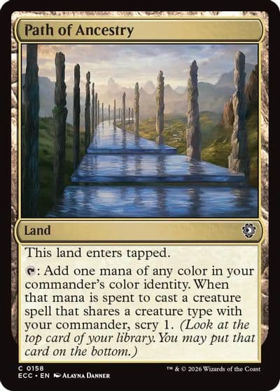 Path of Ancestry Commander: Lorwyn Eclipsed Magic card