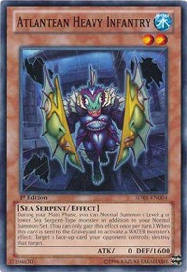 Atlantean Heavy Infantry Structure Deck: Realm of the Sea Emperor Yu-Gi-Oh! card