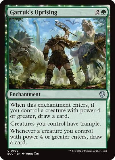Garruks Uprising Commander: Lorwyn Eclipsed Magic card